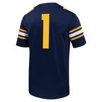Cal Bears Football Jersey, Navy Sportswear Jersey Shirt, Lightweight Breathable Athletic Jersey, Casual Gift for Men, Style 201905494