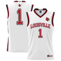Louisville Cardinals Lightweight Basketball Jersey, White Sportswear Jersey Shirt, Sleeveless Athletic Tank Jersey, Casual Gift for Men