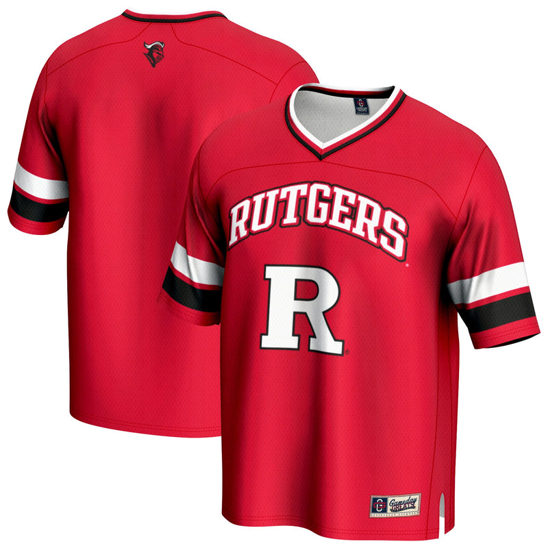 Rutgers Scarlet Knights Football Jersey, Sportswear Jersey Shirt, Lightweight Breathable Athletic Jersey, Casual Gift for Men, Style 202910431