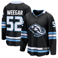 MacKenzie Weegar Utah Mammoth Hockey Jersey, Black Breakaway Sportswear Jersey Shirt, Long Sleeve Hockey Sweater Jersey, Casual Gift for Men
