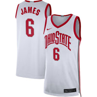 Ohio State Buckeyes Basketball Jersey, White Limited Sportswear Jersey Shirt, Sleeveless Athletic Tank Jersey, Casual Gift for Men