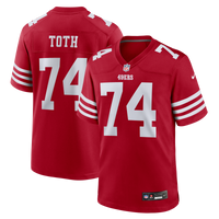 Brett Toth San Francisco 49ers Football Jersey, Scarlet Sportswear Jersey Shirt, Lightweight Breathable Athletic Jersey, Casual Gift for Men