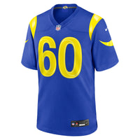 Wyatt Bowles Los Angeles Rams Football Jersey, Royal Game Sportswear Jersey Shirt, Lightweight Breathable Athletic Jersey, Casual Gift for Men