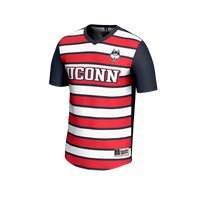 UConn Huskies Soccer Jersey, Navy Fashion Lightweight Sportswear Jersey Shirt, Lightweight Breathable Athletic Jersey, Casual Gift for Men