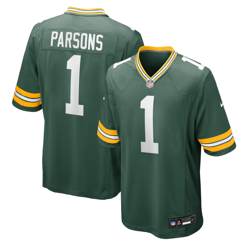 Micah Parsons Green Bay Packers Football Jersey, Game Sportswear Jersey Shirt, Lightweight Breathable Athletic Jersey, Casual Gift for Men