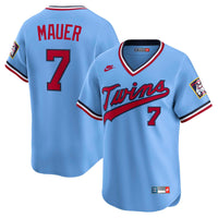 Joe Mauer Minnesota Twins Baseball Jersey, Light Blue Sportswear Jersey Shirt, Lightweight Breathable Athletic Jersey, Casual Gift for Men
