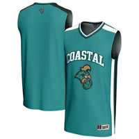 Coastal Carolina Chanticleers Basketball Jersey, Teal Sportswear Jersey Shirt, Sleeveless Athletic Tank Jersey, Casual Gift for Men