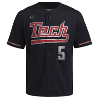 Texas Tech Red Raiders Baseball Jersey, Sportswear Jersey Shirt, Lightweight Breathable Athletic Jersey, Casual Gift for Men, Style 201657311