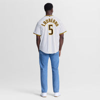 Ramón Laureano San Diego Padres Baseball Jersey, White Sportswear Jersey Shirt, Lightweight Breathable Athletic Jersey, Casual Gift for Men