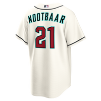 Lars Nootbaar Arizona Diamondbacks Baseball Jersey, Cream Sportswear Jersey Shirt, Lightweight Breathable Athletic Jersey, Casual Gift for Men