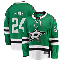 Roope Hintz Dallas Stars Hockey Jersey, Green Breakaway Home Sportswear Jersey Shirt, Long Sleeve Hockey Sweater Jersey, Casual Gift for Men