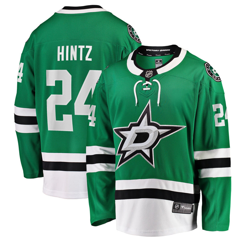 Roope Hintz Dallas Stars Hockey Jersey, Green Breakaway Home Sportswear Jersey Shirt, Long Sleeve Hockey Sweater Jersey, Casual Gift for Men