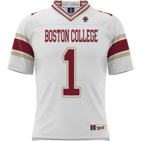 Boston College Eagles Football Jersey, White Sportswear Jersey Shirt, Lightweight Breathable Athletic Jersey, Casual Gift for Men