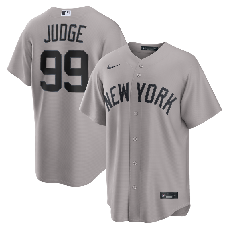 Aaron Judge New York Yankees Baseball Jersey, Gray Replica Sportswear Jersey Shirt, Lightweight Breathable Athletic Jersey, Casual Gift for Men