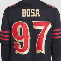 Nick Bosa San Francisco 49ers Football Jersey, Black Sportswear Jersey Shirt, Lightweight Breathable Athletic Jersey, Casual Gift for Men