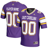 ECU Pirates Football Jersey, Purple Sportswear Jersey Shirt, Lightweight Breathable Athletic Jersey, Casual Gift for Men