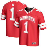 Nebraska Huskers Lightweight Collegiate Football Jersey, Sportswear Jersey Shirt, Lightweight Breathable Athletic Jersey, Casual Gift for Men
