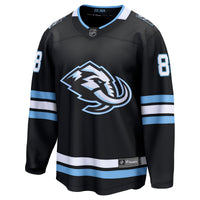 Nate Schmidt Utah Mammoth Hockey Jersey, Black Breakaway Home Sportswear Jersey Shirt, Long Sleeve Hockey Sweater Jersey, Casual Gift for Men