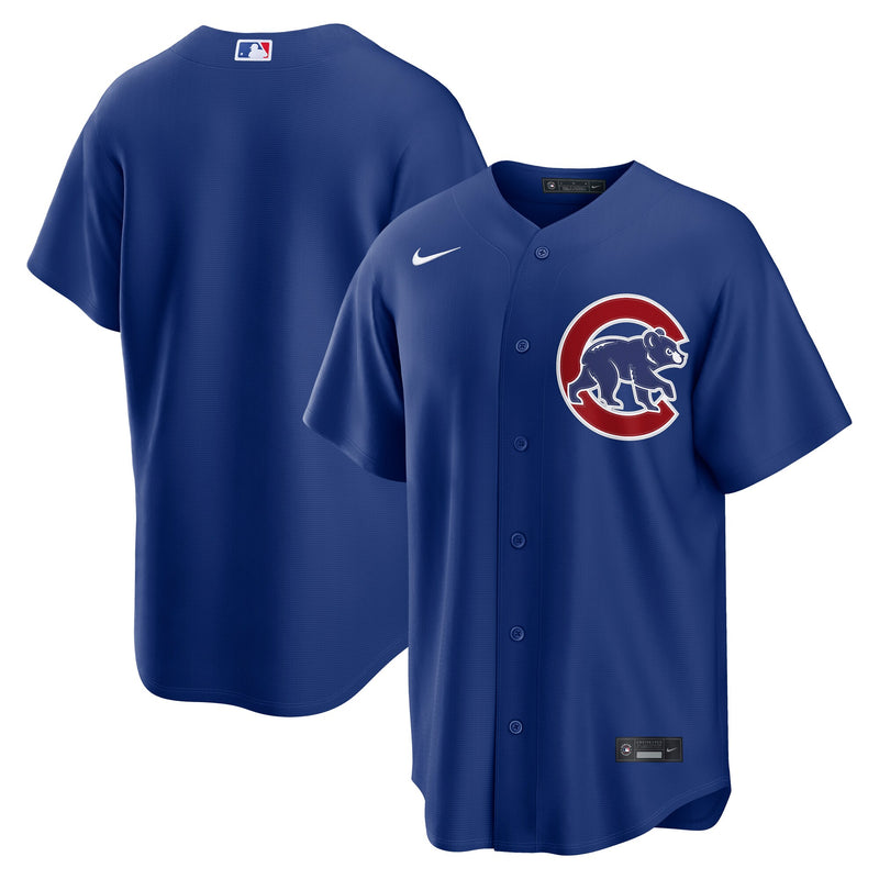 Chicago Cubs Baseball Jersey, Royal Replica Alternate Sportswear Jersey Shirt, Lightweight Breathable Athletic Jersey, Casual Gift for Men