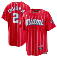 Jazz Chisholm Jr. Miami Marlins Baseball Jersey, Red Sportswear Jersey Shirt, Lightweight Breathable Athletic Jersey, Casual Gift for Men