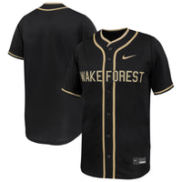 Wake Forest Demon Deacons Baseball Jersey, Black Limited Sportswear Jersey Shirt, Lightweight Breathable Athletic Jersey, Casual Gift for Men