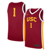 USC Trojans Basketball Jersey, Cardinal Replica Sportswear Jersey Shirt, Sleeveless Athletic Tank Jersey, Casual Gift for Men, Style 202754087