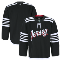 New Jersey Devils Hockey Jersey, Black Authentic Alternate Sportswear Jersey Shirt, Long Sleeve Hockey Sweater Jersey, Casual Gift for Men