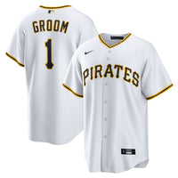Pittsburgh Pirates Baseball Jersey, White Sportswear Jersey Shirt, Lightweight Breathable Athletic Jersey, Casual Gift for Men, Style 202855848