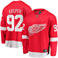 Marco Kasper Detroit Red Wings Hockey Jersey, Breakaway Home Sportswear Jersey Shirt, Long Sleeve Hockey Sweater Jersey, Casual Gift for Men