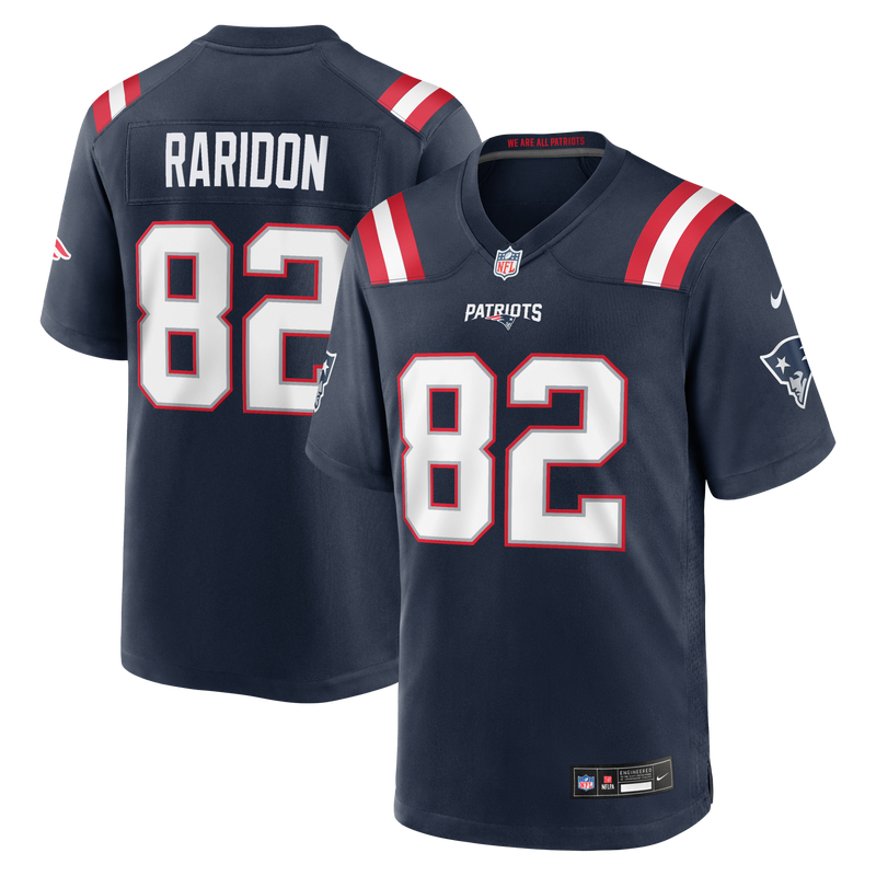Eli Raridon New England Patriots Football Jersey, Navy Game Sportswear Jersey Shirt, Lightweight Breathable Athletic Jersey, Casual Gift for Men