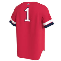 Arizona Wildcats Baseball Jersey, Red Sportswear Jersey Shirt, Lightweight Breathable Athletic Jersey, Casual Gift for Men, Style 204688203