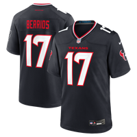 Braxton Berrios Houston Texans Football Jersey, Navy Game Sportswear Jersey Shirt, Lightweight Breathable Athletic Jersey, Casual Gift for Men