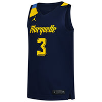Marquette Golden Eagles Basketball Jersey, Navy Replica Sportswear Jersey Shirt, Sleeveless Athletic Tank Jersey, Casual Gift for Men