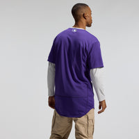 Colorado Rockies Baseball Jersey, Purple Authentic Sportswear Jersey Shirt, Lightweight Breathable Athletic Jersey, Casual Gift for Men