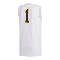 Wyoming Cowboys Basketball Jersey, White Replica Sportswear Jersey Shirt, Sleeveless Athletic Tank Jersey, Casual Gift for Men