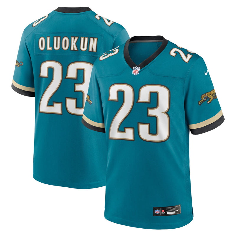 Foye Oluokun Jacksonville Jaguars Football Jersey, Sportswear Jersey Shirt, Lightweight Athletic Jersey, Casual Gift for Men, Style 200563697