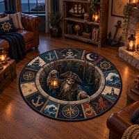 Lantern Rising - Nautical Well Medallion Floor Composition