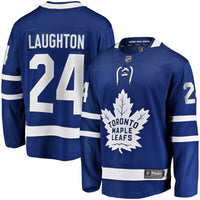Scott Laughton Toronto Maple Leafs Hockey Jersey, Blue Breakaway Sportswear Jersey Shirt, Long Sleeve Hockey Sweater Jersey, Casual Gift for Men