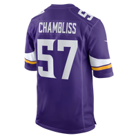 Chaz Chambliss Minnesota Vikings Football Jersey, Purple Sportswear Jersey Shirt, Lightweight Breathable Athletic Jersey, Casual Gift for Men