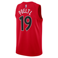 Jakob Poeltl Toronto Raptors Basketball Jersey, Red Swingman Sportswear Jersey Shirt, Sleeveless Athletic Tank Jersey, Casual Gift for Men