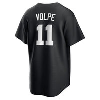 Anthony Volpe New York Yankees Baseball Jersey, Black Sportswear Jersey Shirt, Lightweight Breathable Athletic Jersey, Casual Gift for Men