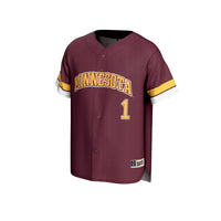 Minnesota Golden Gophers Lightweight Baseball Jersey, Sportswear Jersey Shirt, Lightweight Breathable Athletic Jersey, Casual Gift for Men