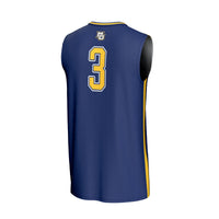 Marquette Golden Eagles Basketball Jersey, Blue Sportswear Jersey Shirt, Sleeveless Athletic Tank Jersey, Casual Gift for Men, Style 202342860