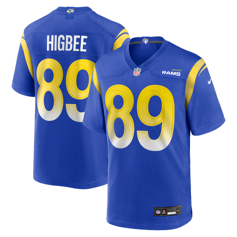 Tyler Higbee Los Angeles Rams Football Jersey, Royal Game Sportswear Jersey Shirt, Lightweight Breathable Athletic Jersey, Casual Gift for Men