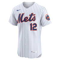 Francisco Lindor New York Mets Baseball Jersey, White Elite Sportswear Jersey Shirt, Lightweight Breathable Athletic Jersey, Casual Gift for Men