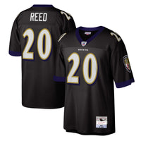 Ed Reed Baltimore Ravens Football Jersey, Black Replica Sportswear Jersey Shirt, Lightweight Breathable Athletic Jersey, Casual Gift for Men