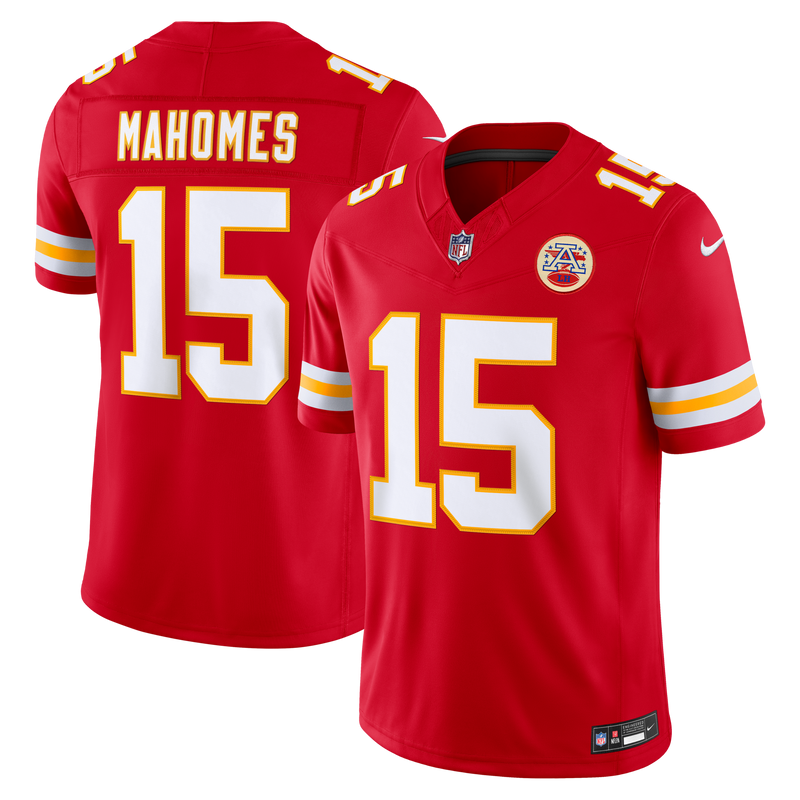 Patrick Mahomes Kansas City Chiefs Football Jersey, Sportswear Jersey Shirt, Lightweight Athletic Jersey, Casual Gift for Men, Style 2001803142