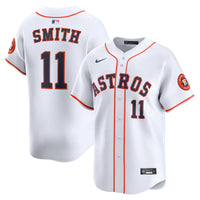 Cam Smith Houston Astros Baseball Jersey, White Limited Sportswear Jersey Shirt, Lightweight Breathable Athletic Jersey, Casual Gift for Men