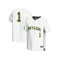 Baylor Bears Baseball Jersey, White Fashion Lightweight Sportswear Jersey Shirt, Lightweight Breathable Athletic Jersey, Casual Gift for Men