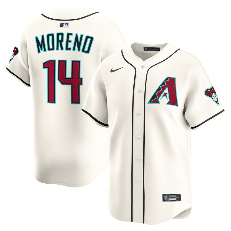 Gabriel Moreno Arizona Diamondbacks Baseball Jersey, Cream Sportswear Jersey Shirt, Lightweight Breathable Athletic Jersey, Casual Gift for Men